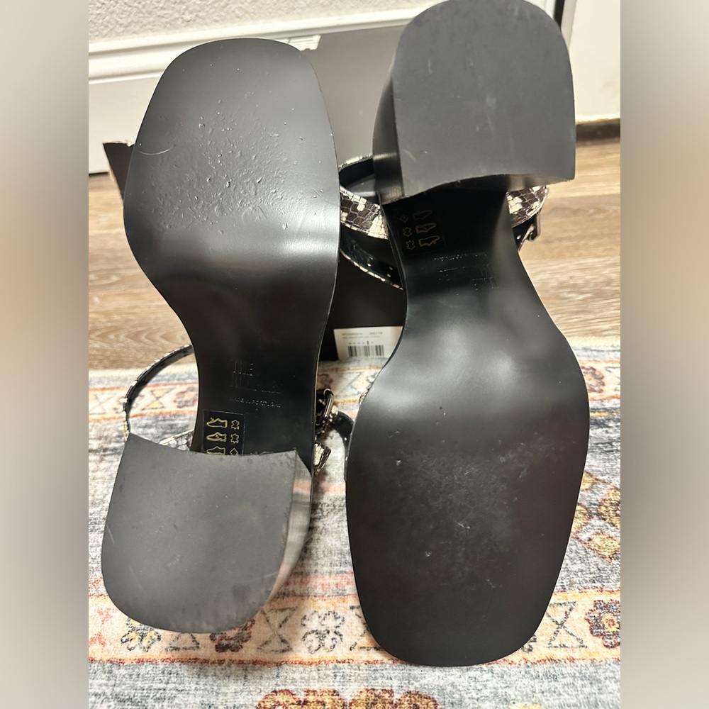 The Kooples Womens Python Square Toe Block Heel S… - image 7